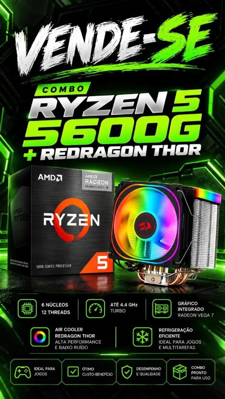 5600G + Redragon Thor 