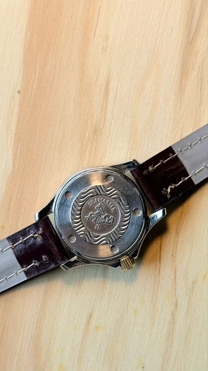 Relógio omega seamaster ORIGINAL movimento Quartz 30mm c/ coroa - Foto 4