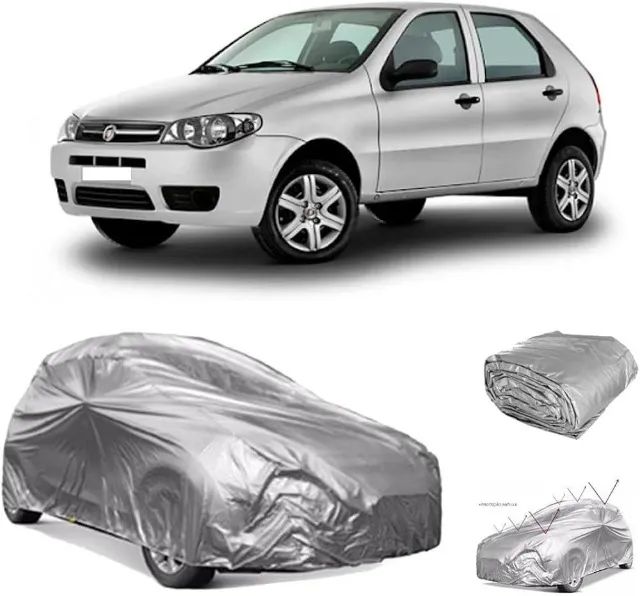 Capa Cobrir Carro 100% Impermeavel Proteção Uv Todos os Carros - P,M,G  - Foto 2