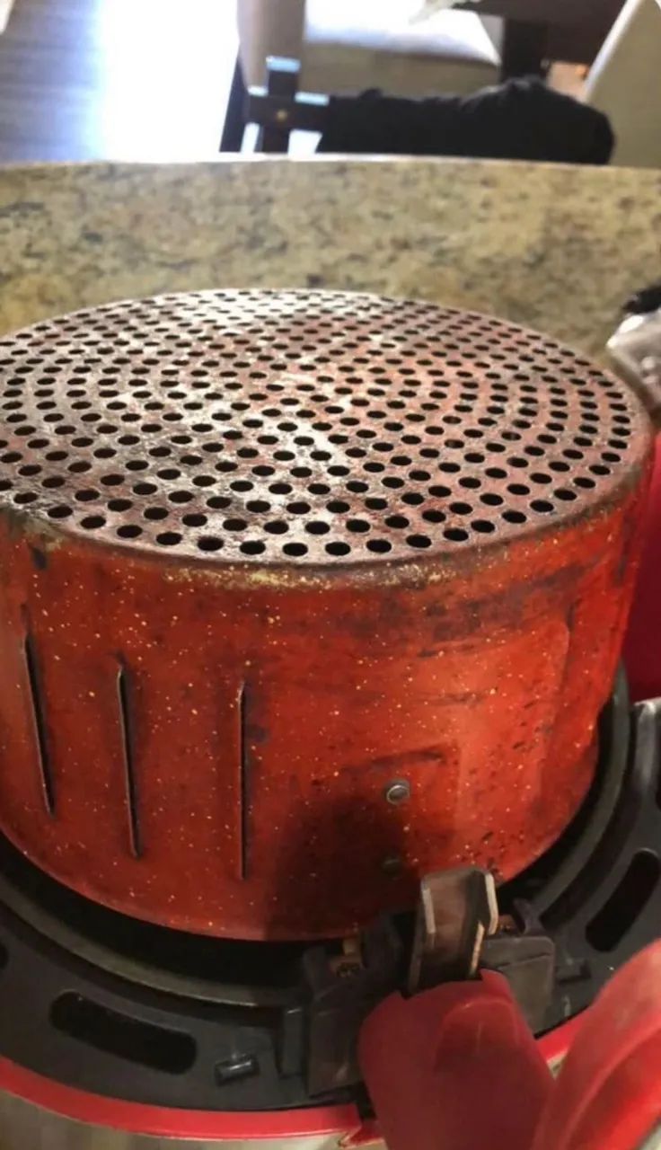 Fritadeira Elétrica Sem Óleo Philco Air Fryer - Vermelha/Inox - Foto 4