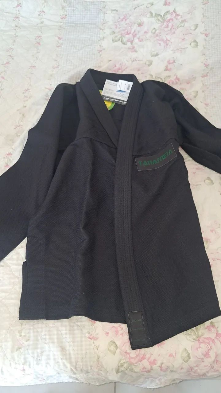 kimono preto a1 novo com etiqueta