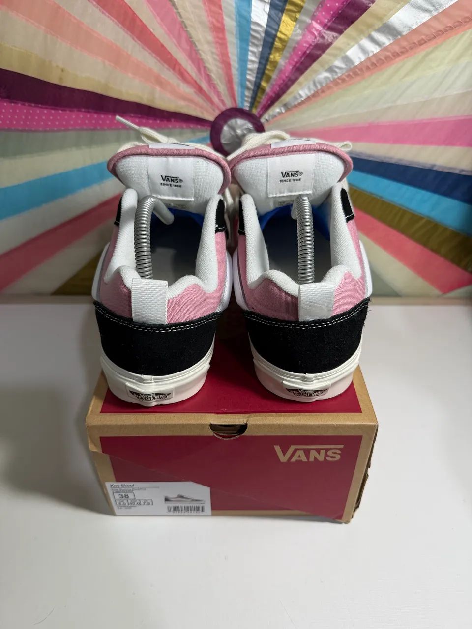 Vans Knu Skool Black Pink - Foto 3