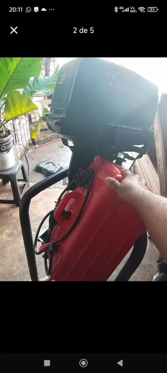 Motor Jhonson 25 hp 