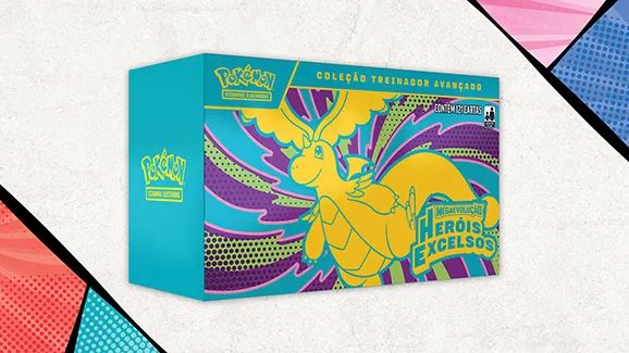 Pokémon TCG - ETB de Herois excelsos - PT-Br