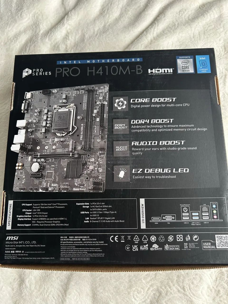 Placa Mãe MSI PRO H410M-B - Foto 3