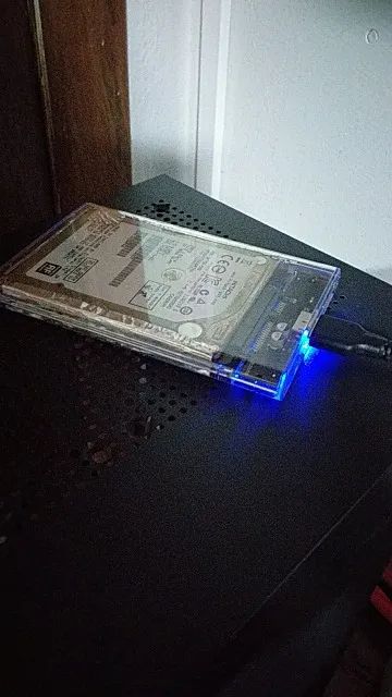 Case Transparente para HD Notebook ou SSD SATA 2.5 USB 3.0, Novo.  - Foto 2