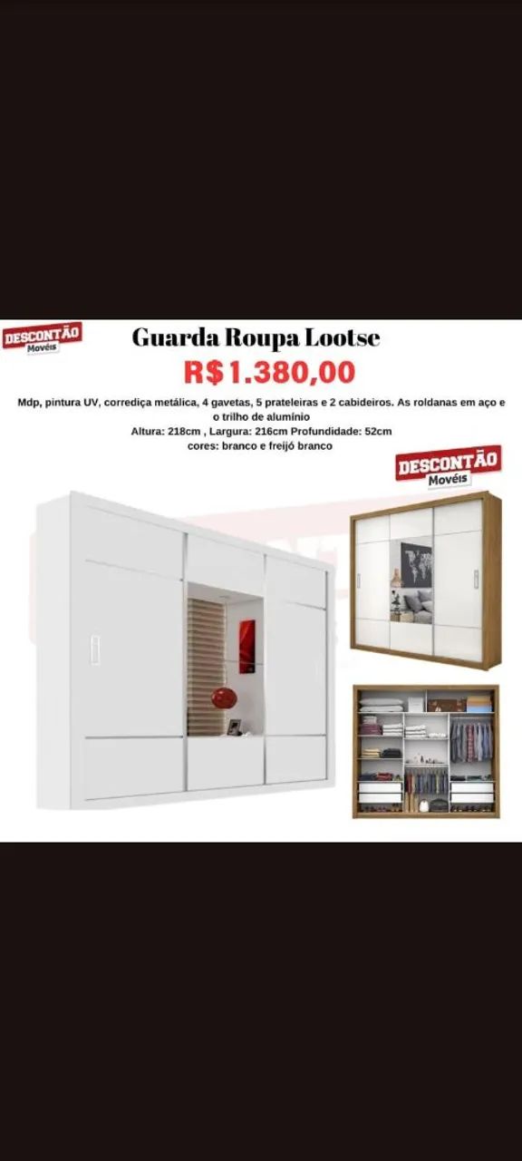 Guarda Roupa Lootse Casal