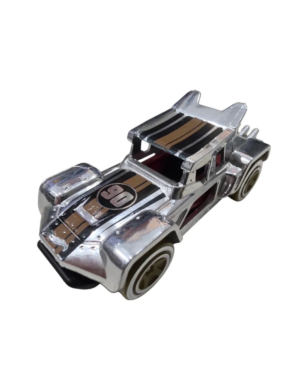 BSV77733A Carrinho Hotwheels Buggy Cfg90 Cromado 2014 S/ Blister