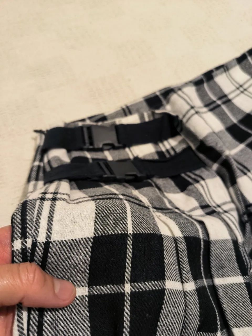 short saia xadrez feminino 36 - Foto 3