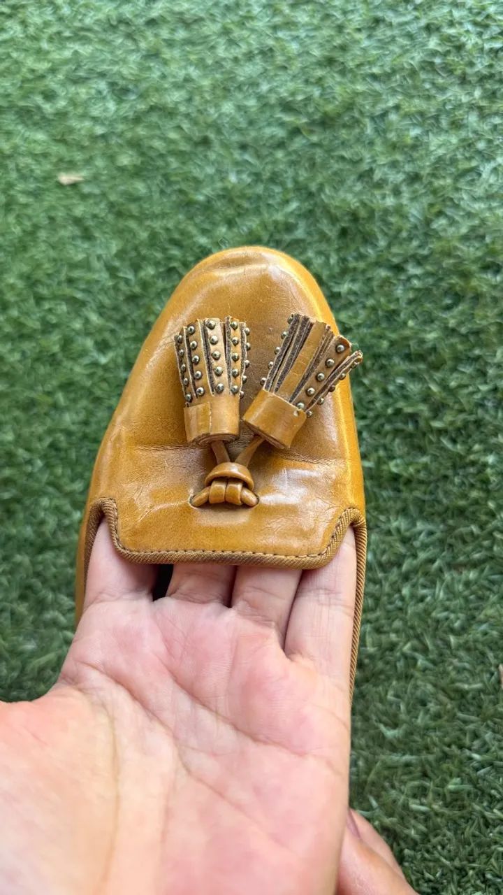 mocassim zara feminino camel 34 - Foto 2