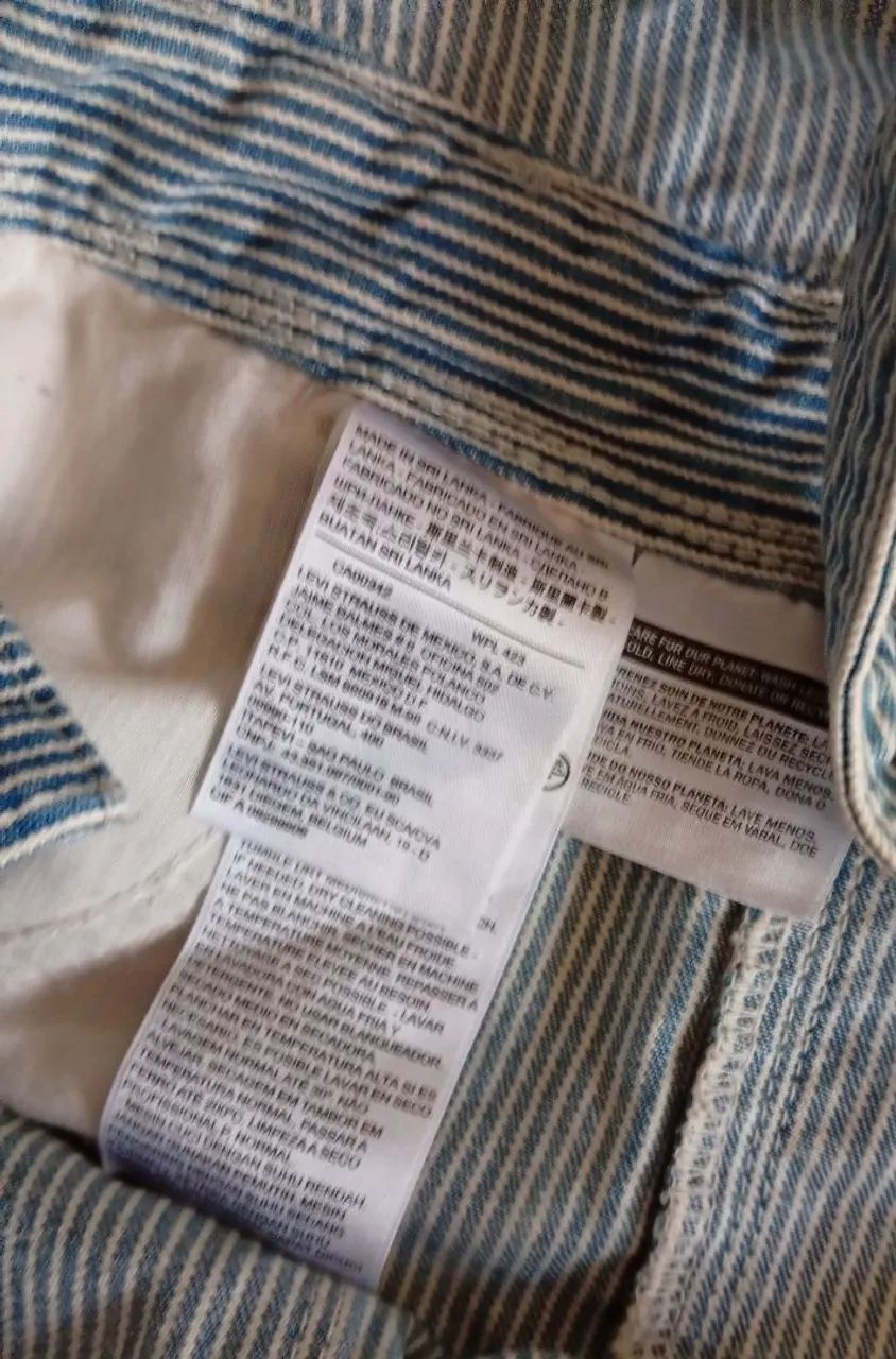 Macaquinho jeans Levi's 44 - Foto 5