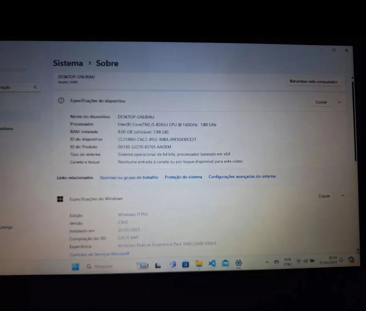 Notebook Dell Vostro  - Foto 3