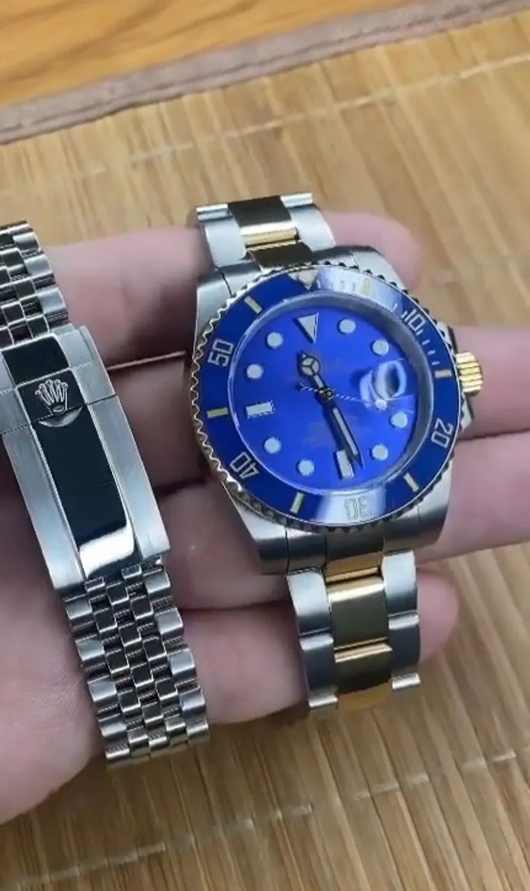 Relógio ROLEX SUBMARINER MISTO COM DOURADO (AUTOMÁTICO) - Foto 3