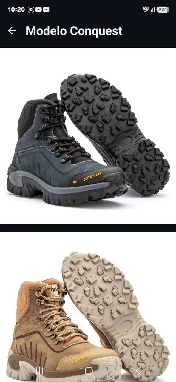 Vendo Botas Caterpillar 