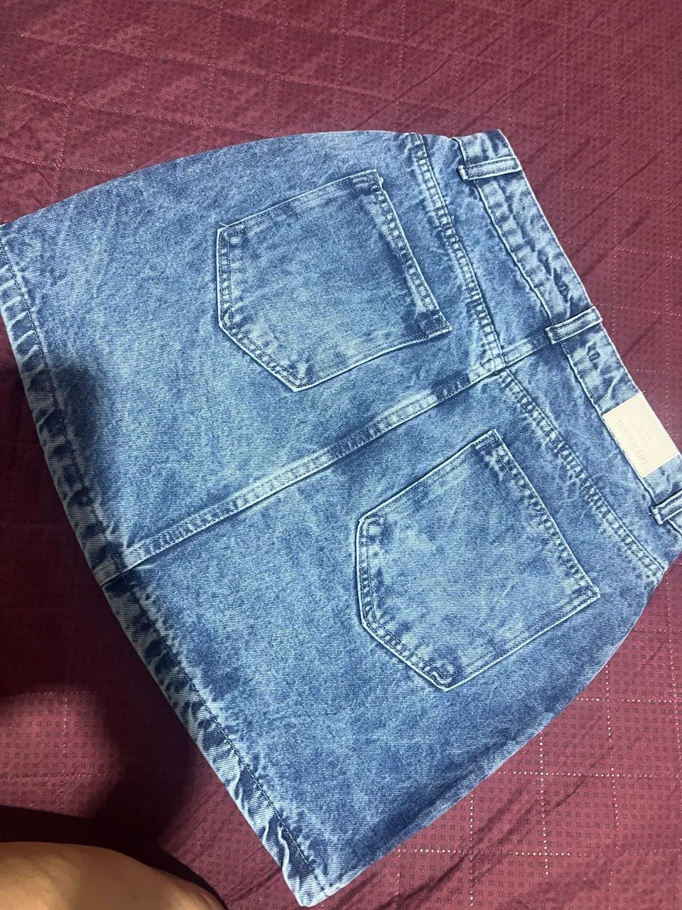 Saía jeans feminina  - Foto 3
