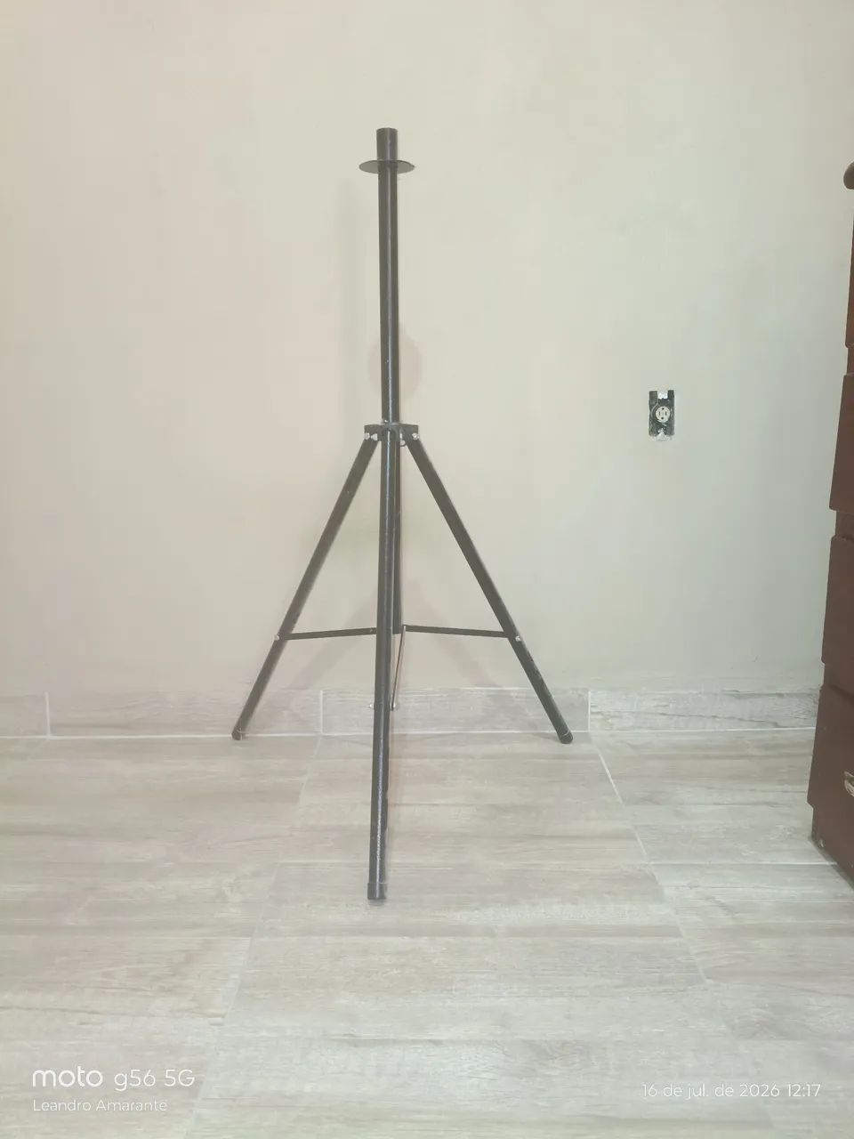 Kit 2 Pedestal Tripé para Caixa de Som
