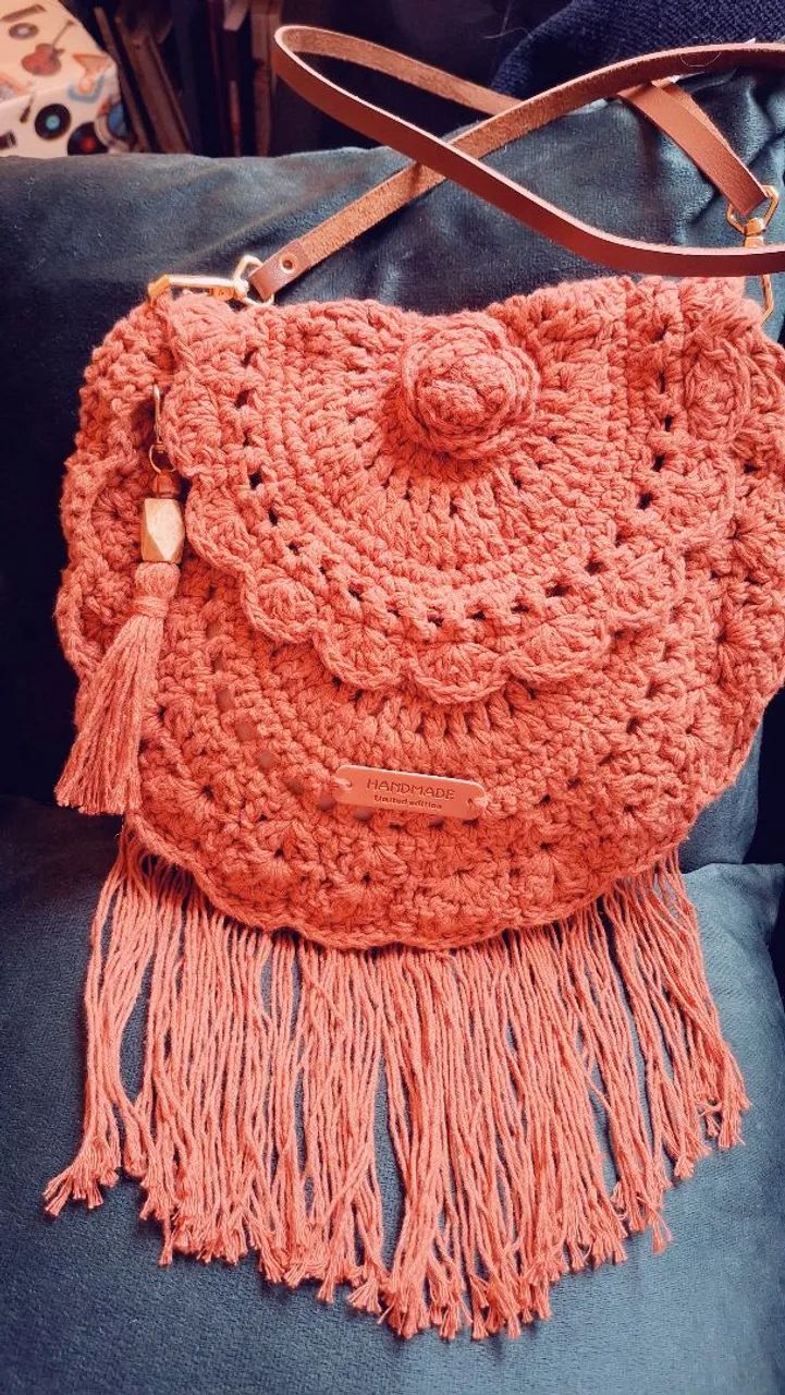 Bolsa Boho crochê  - Foto 5
