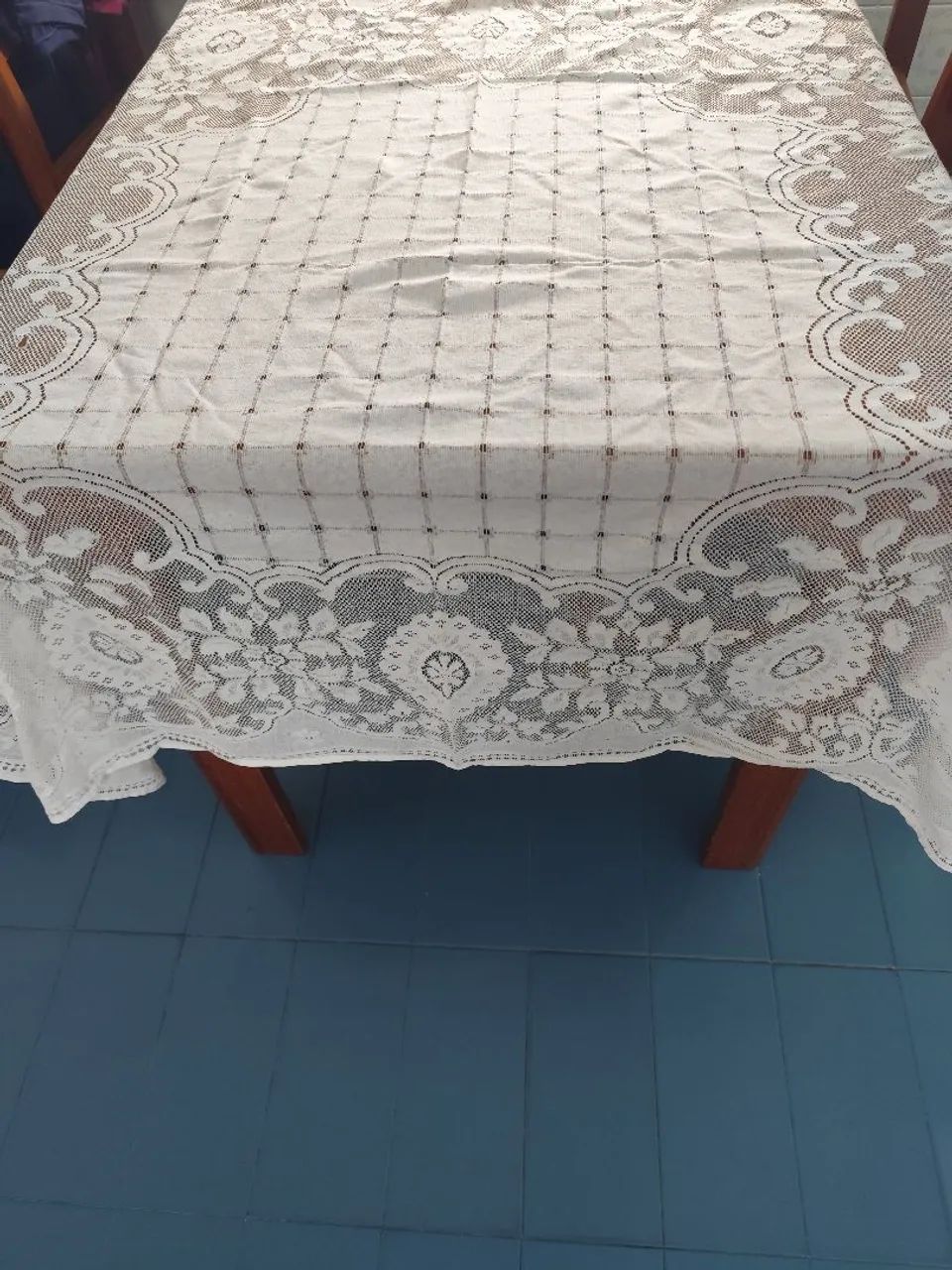 Toalha de mesa rendada