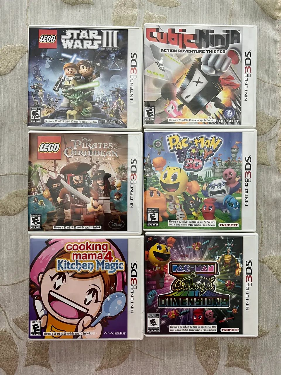 COMBO 6 jogos originais - Nintendo 3DS - Jogos de Vídeo Game