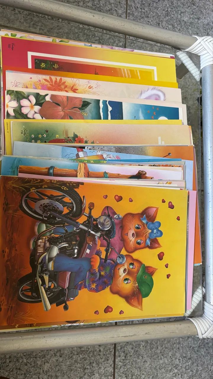 Folha de cartas antigas  - Foto 4