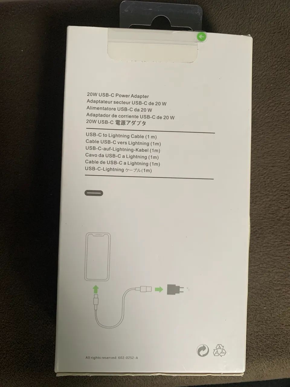 Carregador IPhone 20w (novo) - Foto 4