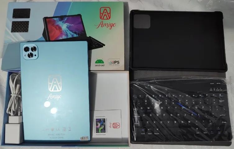 Tablet Amiyo A06 Plus 256GB 8GB RAM 10" Completo com capa e Teclado - Foto 2
