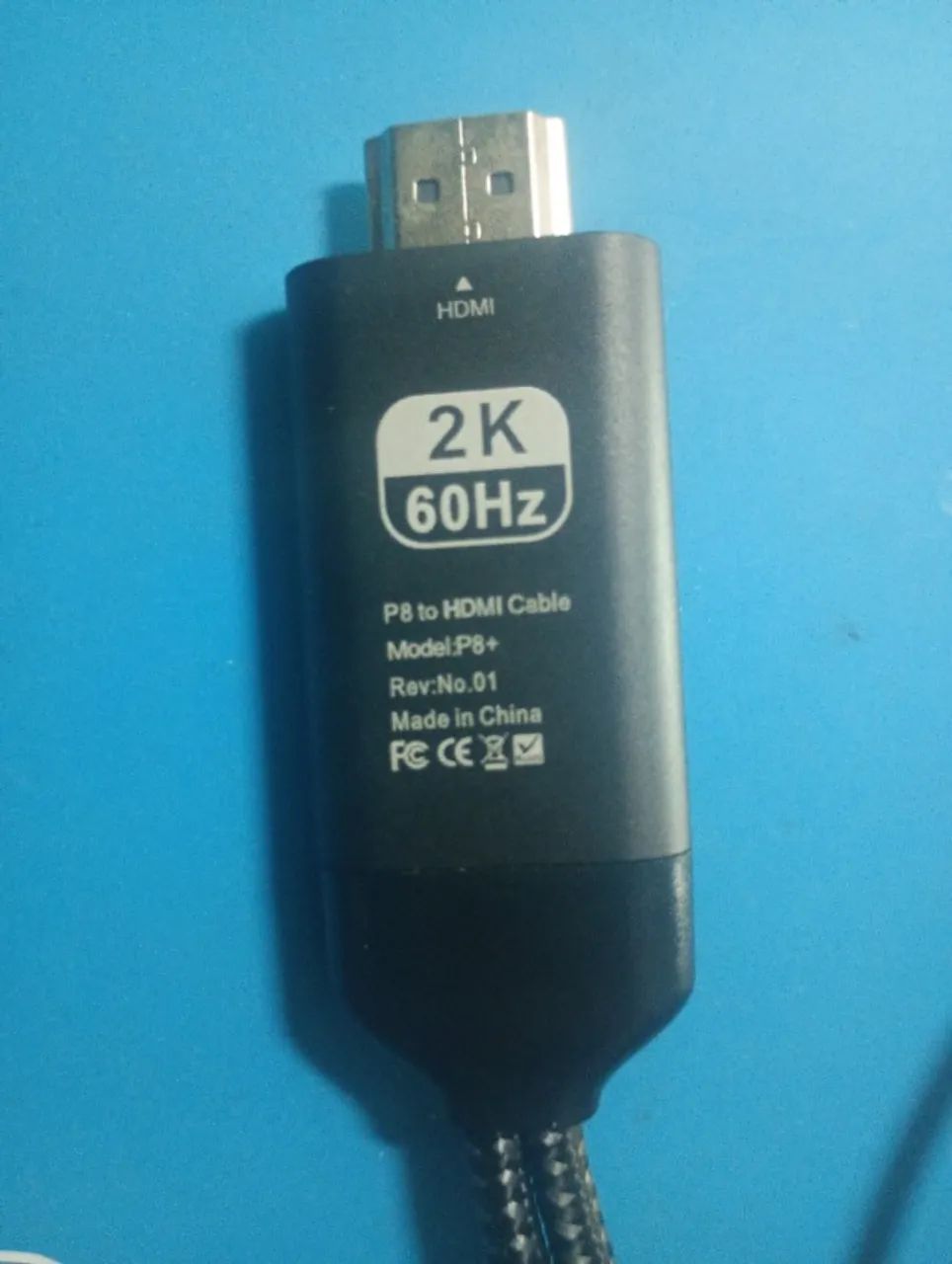 Cabo Hdmi Mirascreen Android Usb Tipo C V8 Light 3 Em 1 - Foto 3
