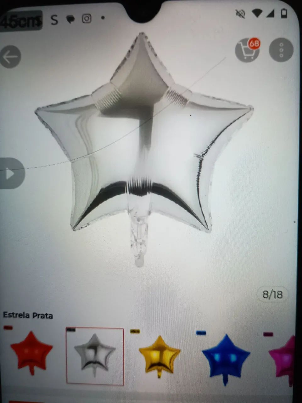 Balão de estrela+balão Bublé transparente  - Foto 2