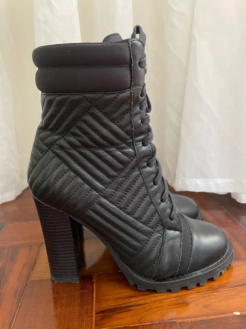 Coturno 100% couro Dumond - Foto 3