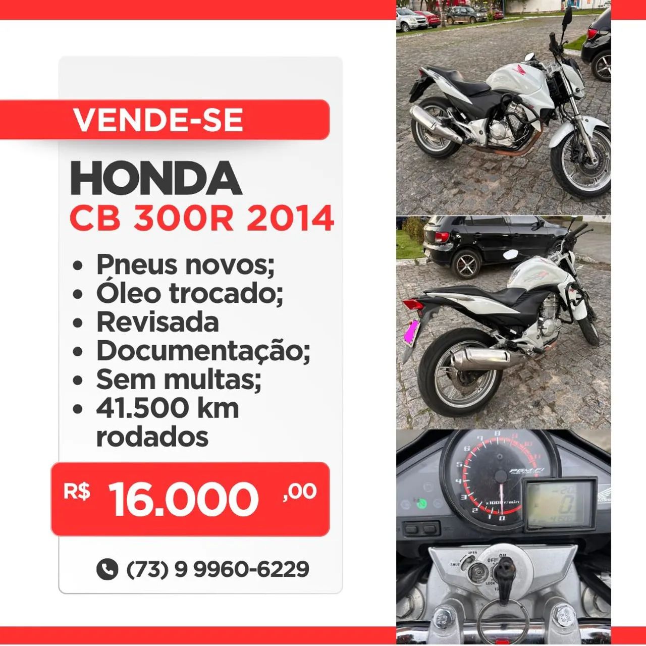 Vende-se CB 300R