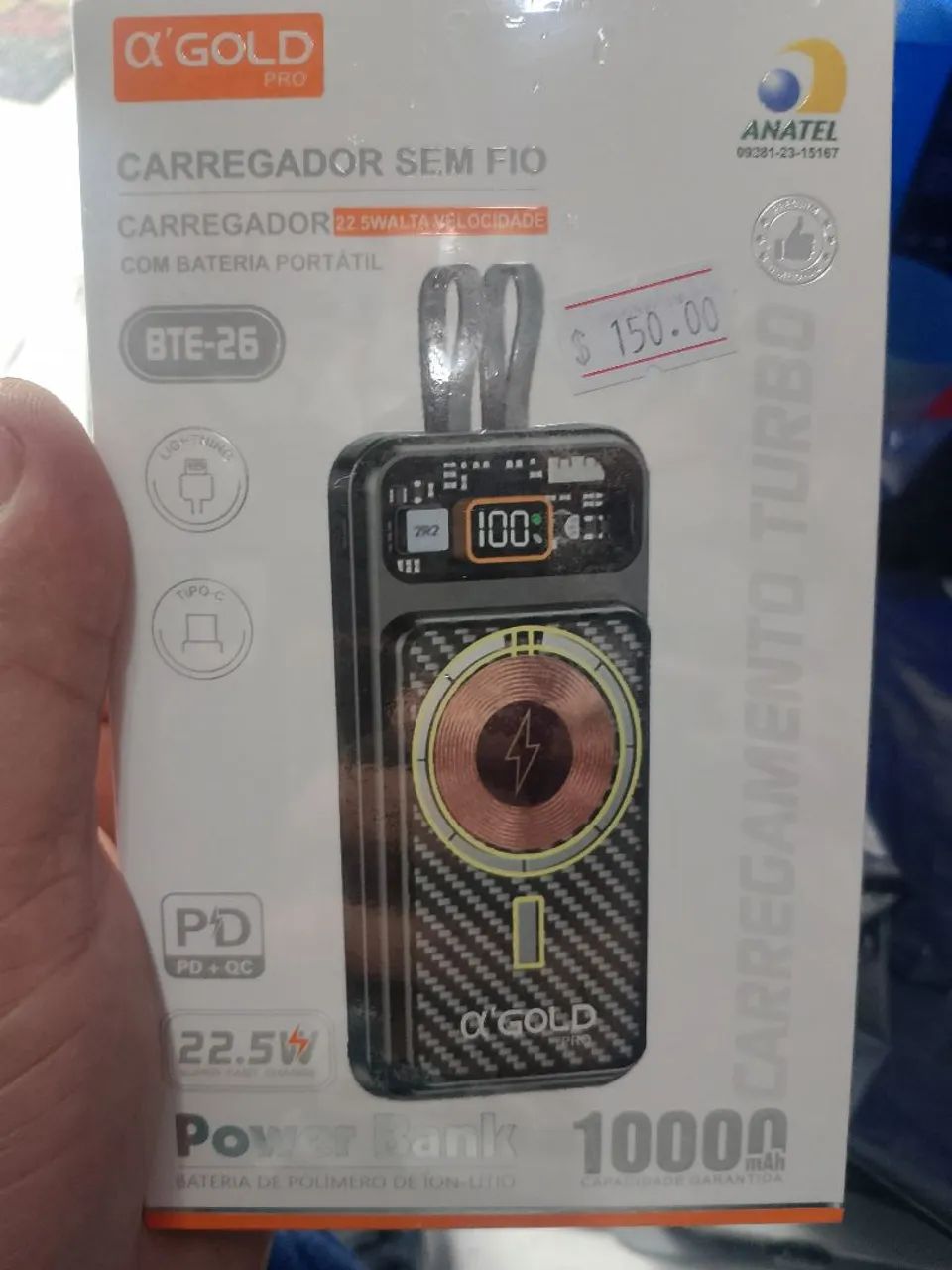 Power bank por indução 
