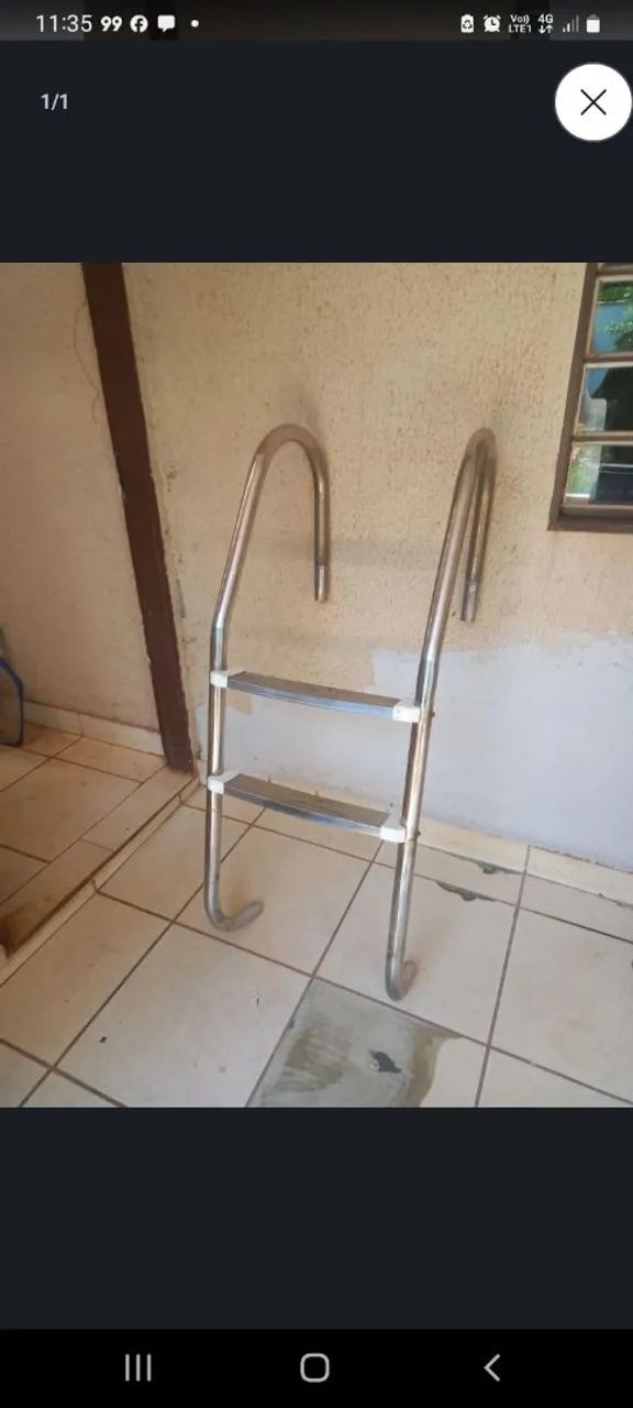 Escada para piscina 