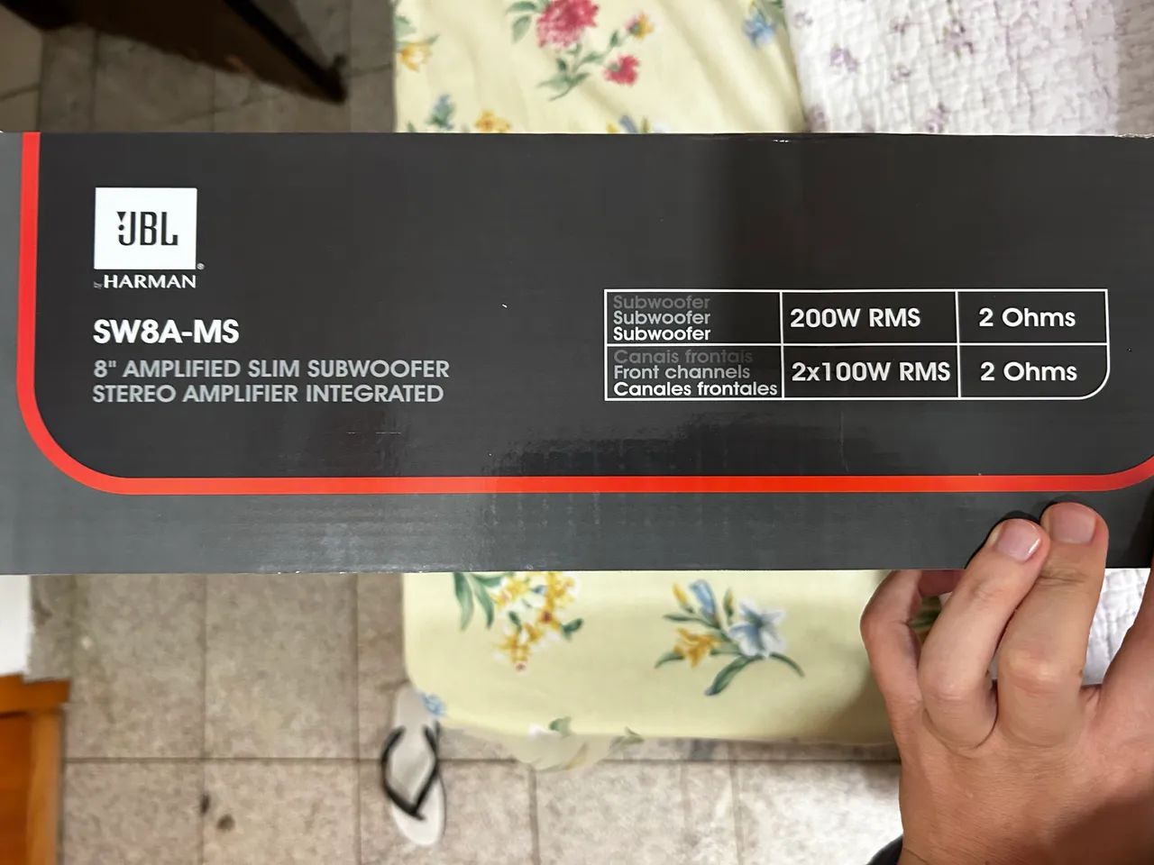 Subwoofer amplificada JBL-Sw8a 200wrms - Foto 5