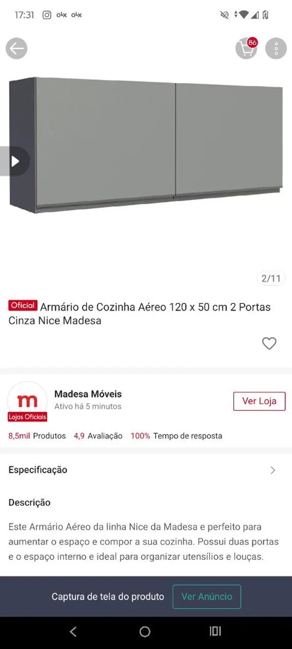 Armário usad em bom estado  - Foto 3