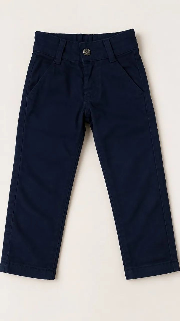 Calça infantil masculina Jeans azul marinho 