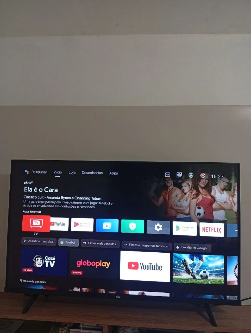 TV smart TCL 43 polegadas, em perfeitas condições, motivo da venda, mudança de estado  - Foto 2