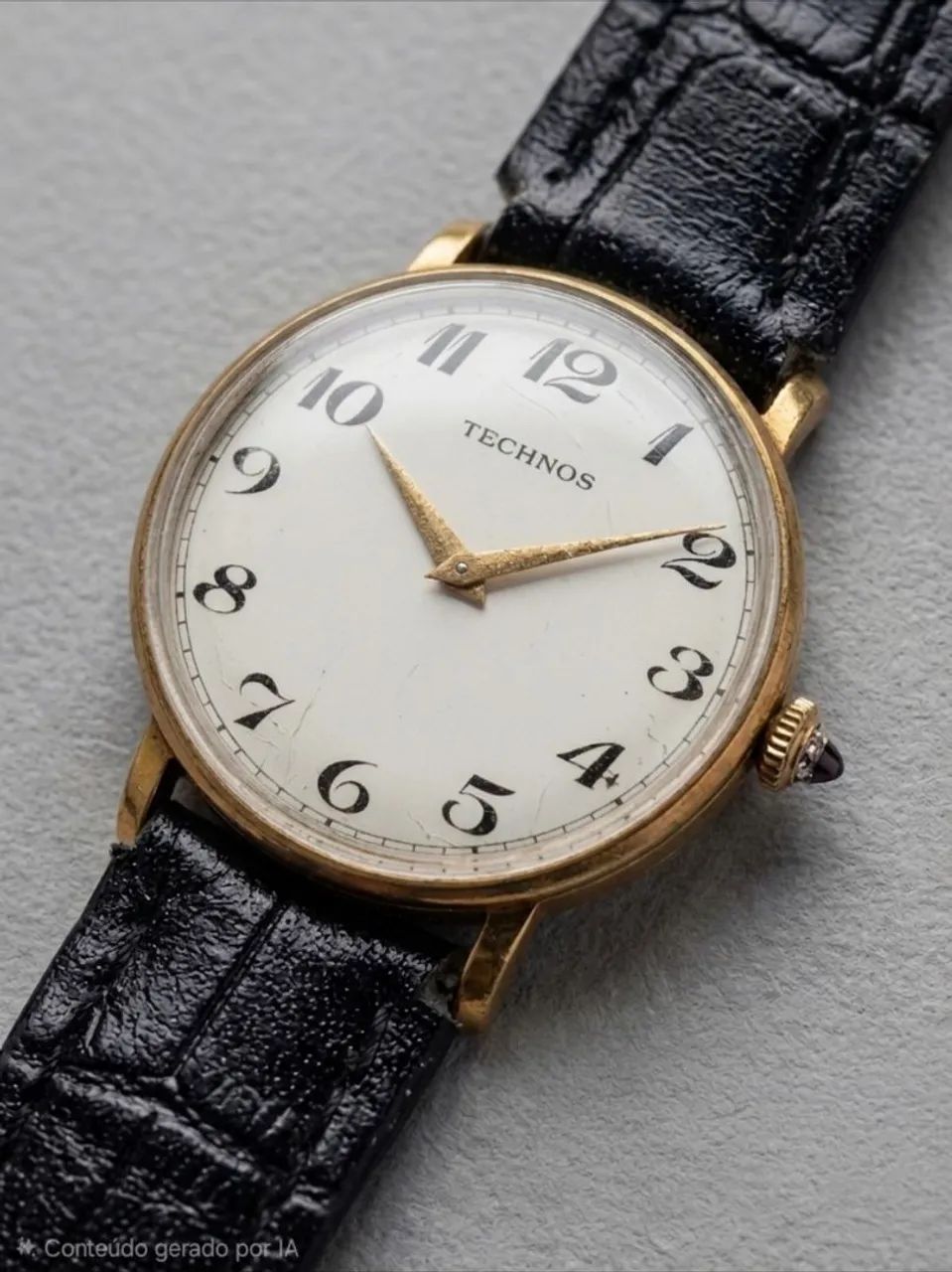 Antigo Relógio Technos Dourado - Coleção / Vintage