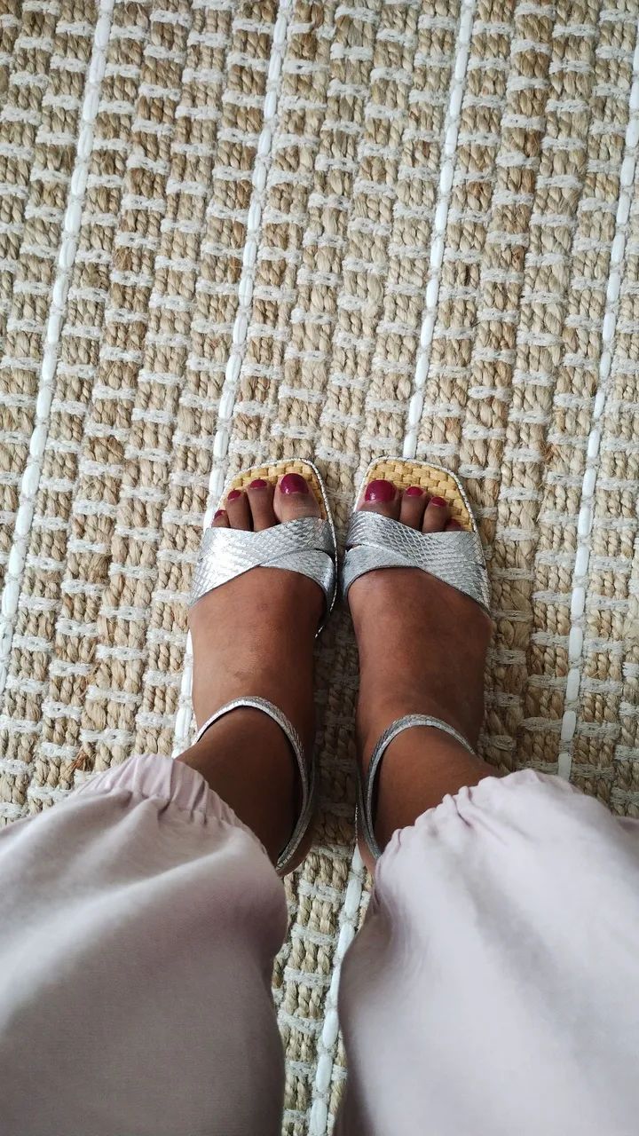 Sandália prata Schutz 39 - Foto 4