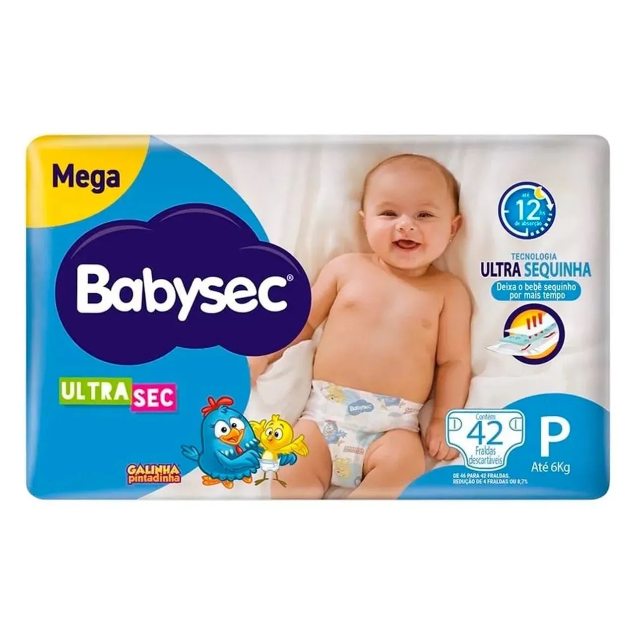 FRALDA BABYSEC P - 42unidades - Foto 2