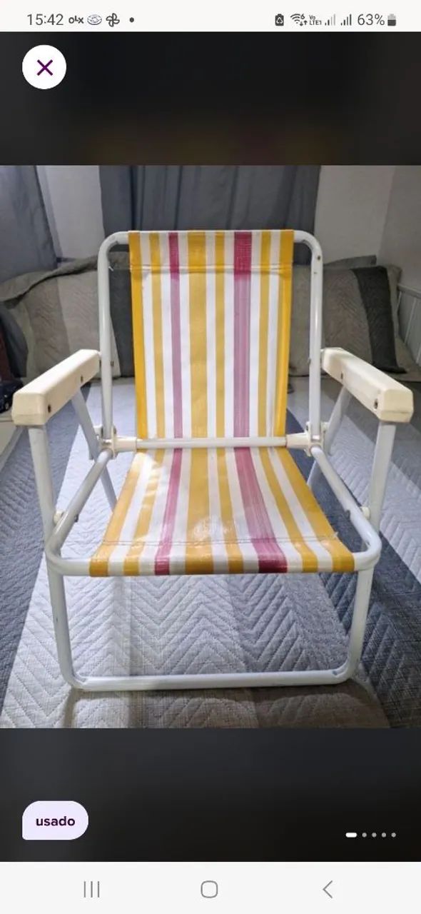 Cadeira de praia infantil
