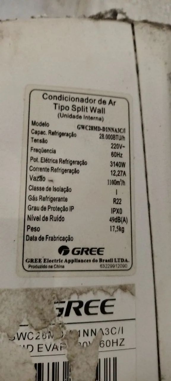 Ar condicionado Gree 28000 BTUs  - Foto 3