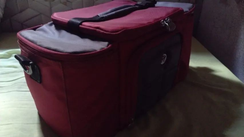 bolsa mochila marmita termica academia cooler fitness - Foto 6
