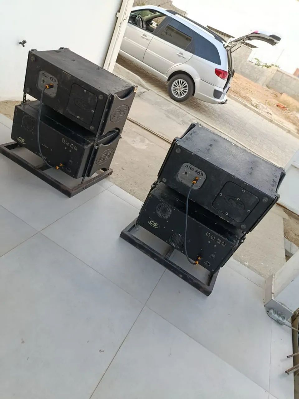 Caixas LINE Array 1x12 + ti ativa+ Passiva 4 unidades  - Foto 2