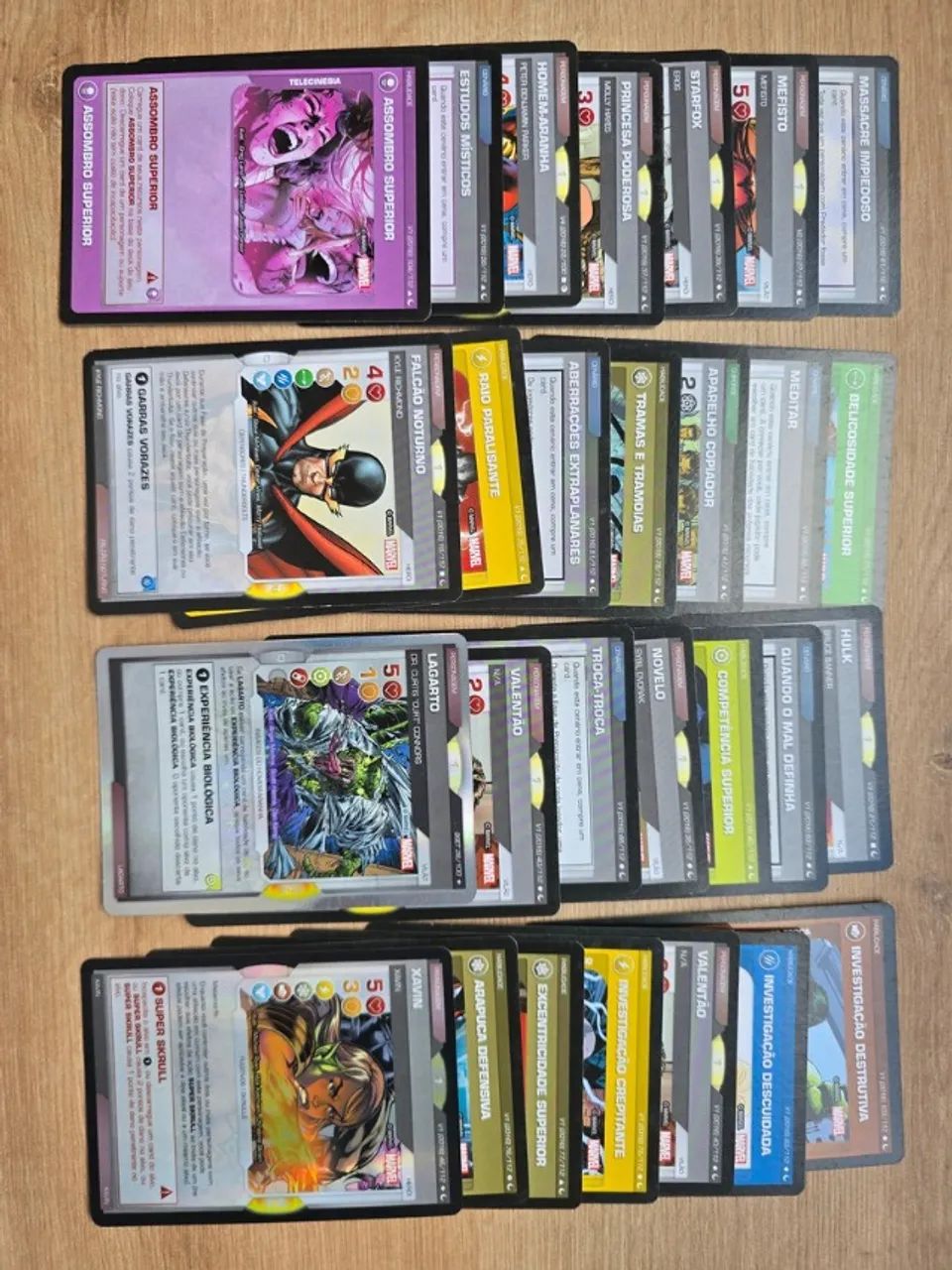  Cartas Marvel Battle Scenes