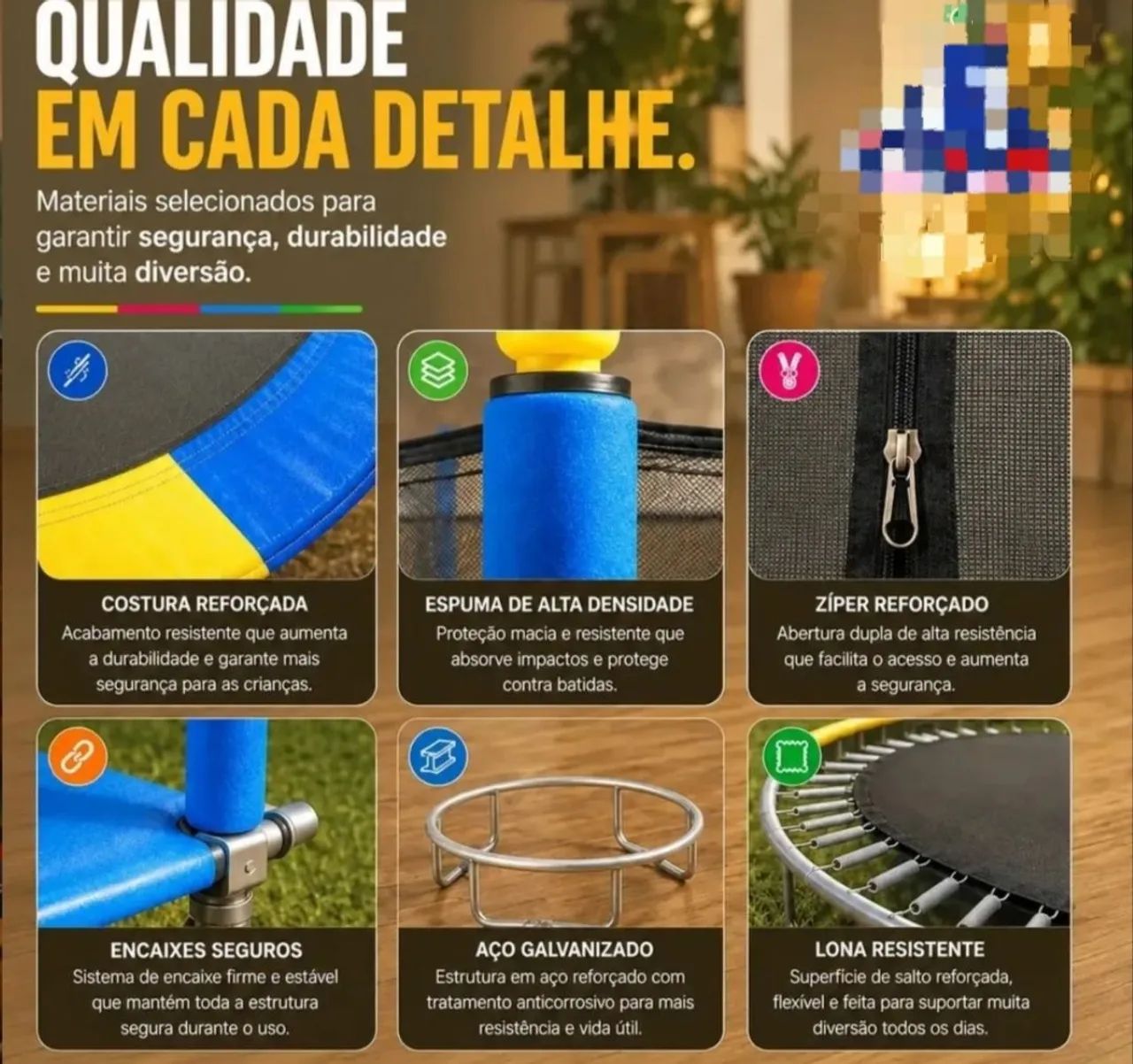 Cama elástica infantil  - Foto 2