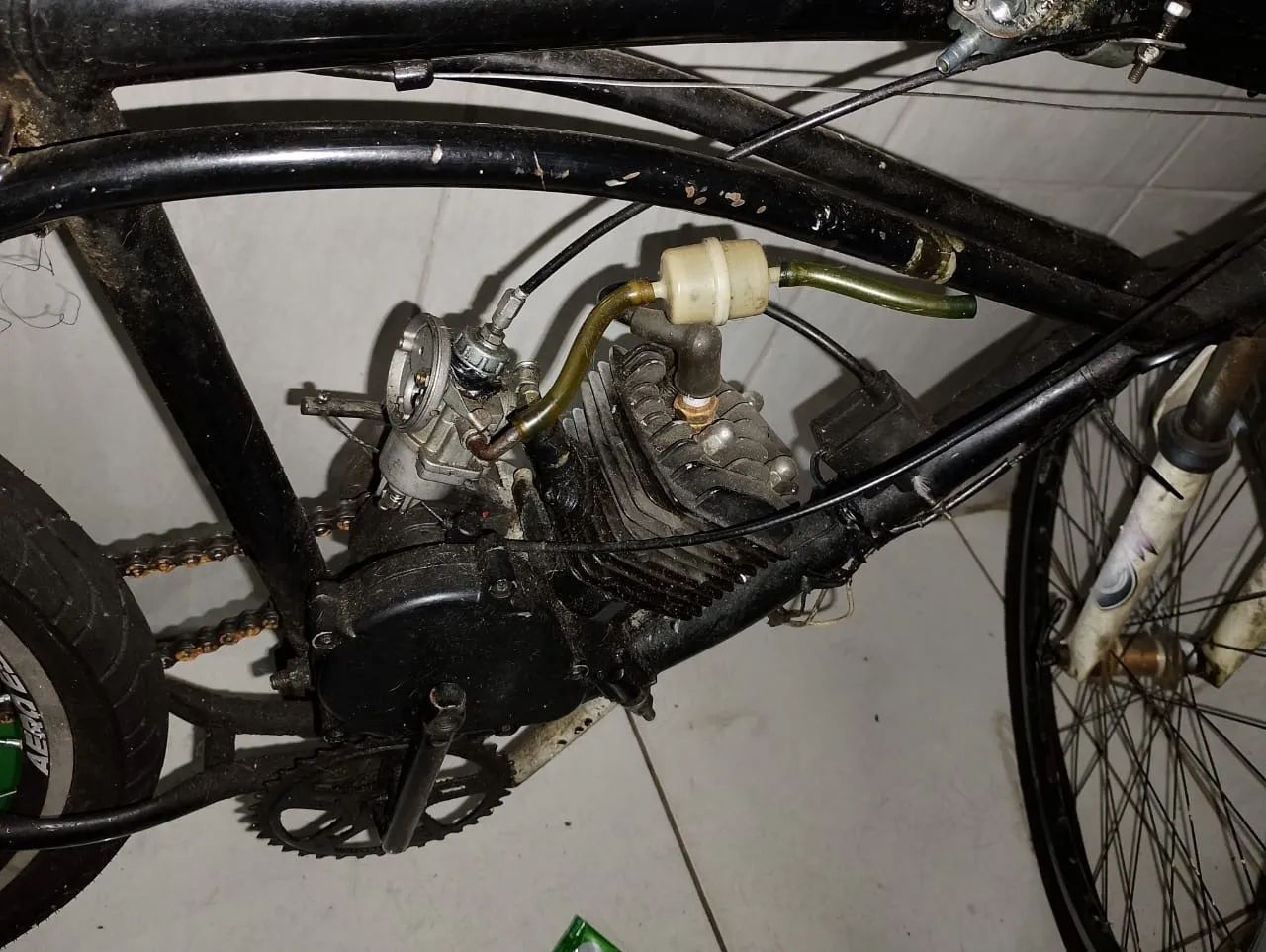Bicicleta motorizada 80cc - Foto 3