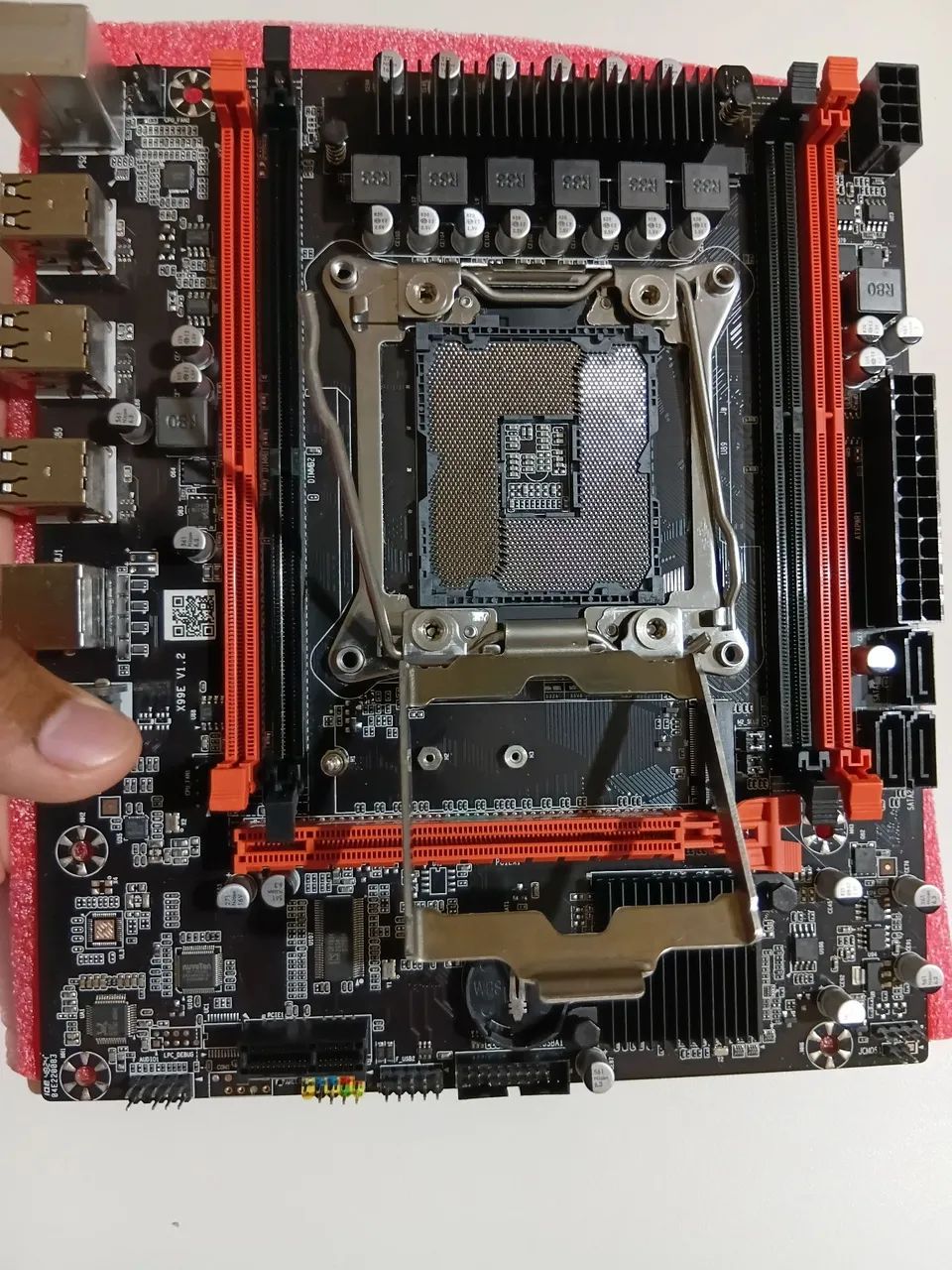 Placa-Mãe X99 MOUGOL Com Defeito ? Socket com Pinos Tortos