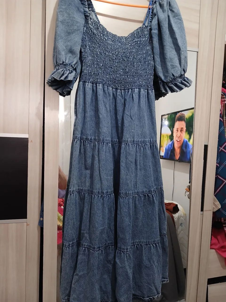 Vestido jeans midi 