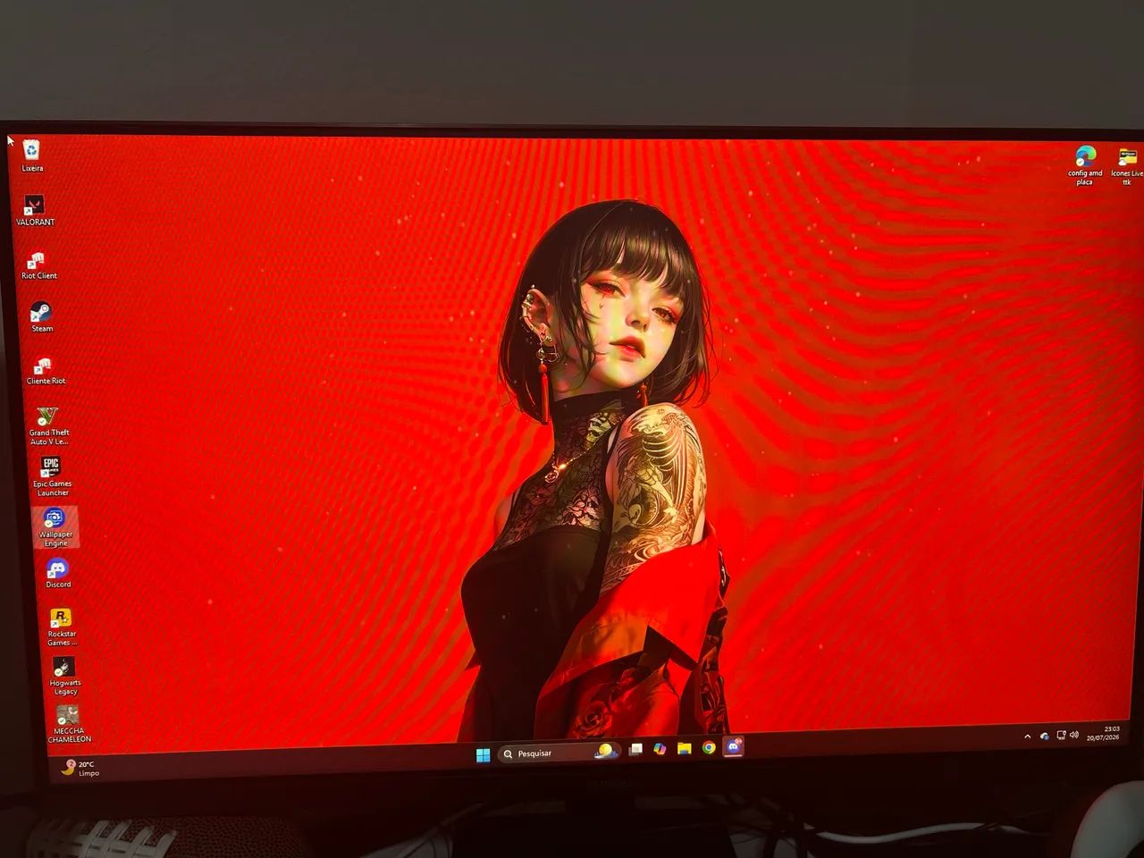 Monitor Samsung (S3) 24 Polegadas 100hz - Foto 2
