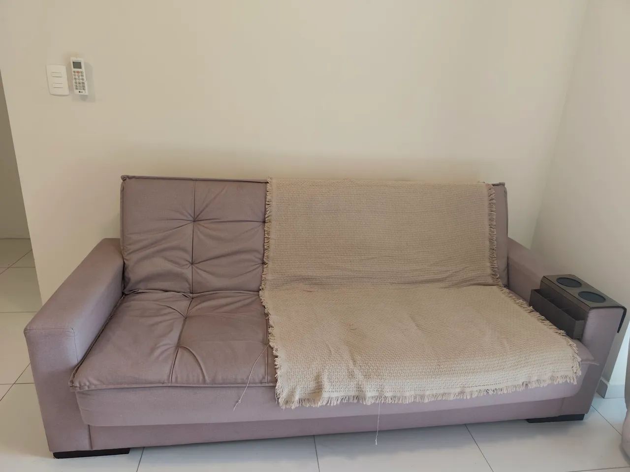 Sofá cama, tamanho 2,10 
